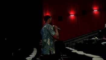 Barnes Treats Youth Group to Black Panther Screening | Mavs Insider