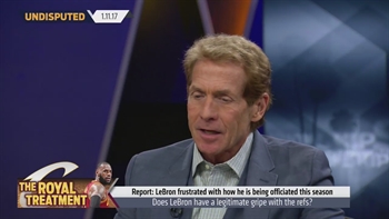 LeBron thinks he's being treated badly by officials...Skip Bayless agrees | UNDISPUTED