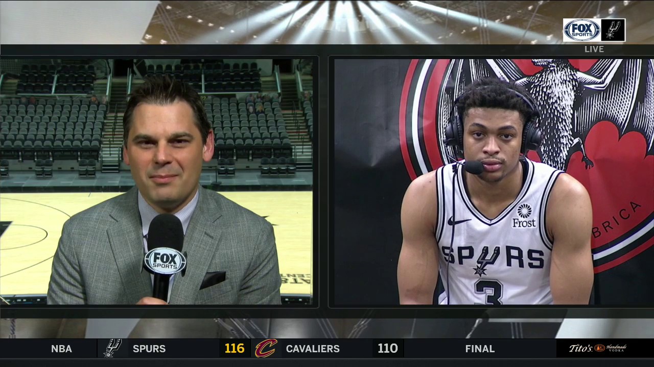 Keldon Johnson: 'This is my first time ever having 20 rebounds in a game'