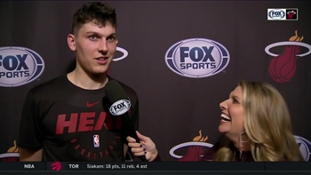 Tyler Herro discusses win over Cavs, team's success at home