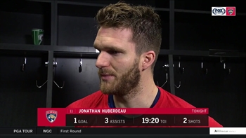 Jonathan Huberdeau talks defense after the defeat in LA