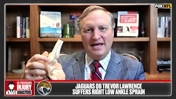 Jaguars QB Trevor Lawrence to be limited in practice after injuring his ankle vs. Bills