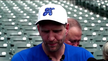 Dirk's comments on Harrison | 2018 Heroes Celebrity Baseball Game