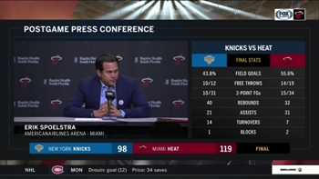 Spoelstra on game: 'Tonight was a professional win'
