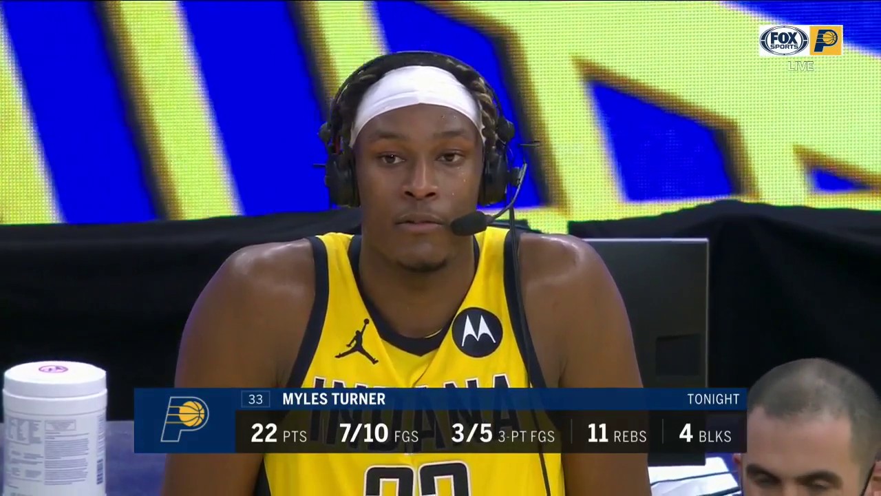 Myles Turner: 'I deserve more credit' for strong defensive performance